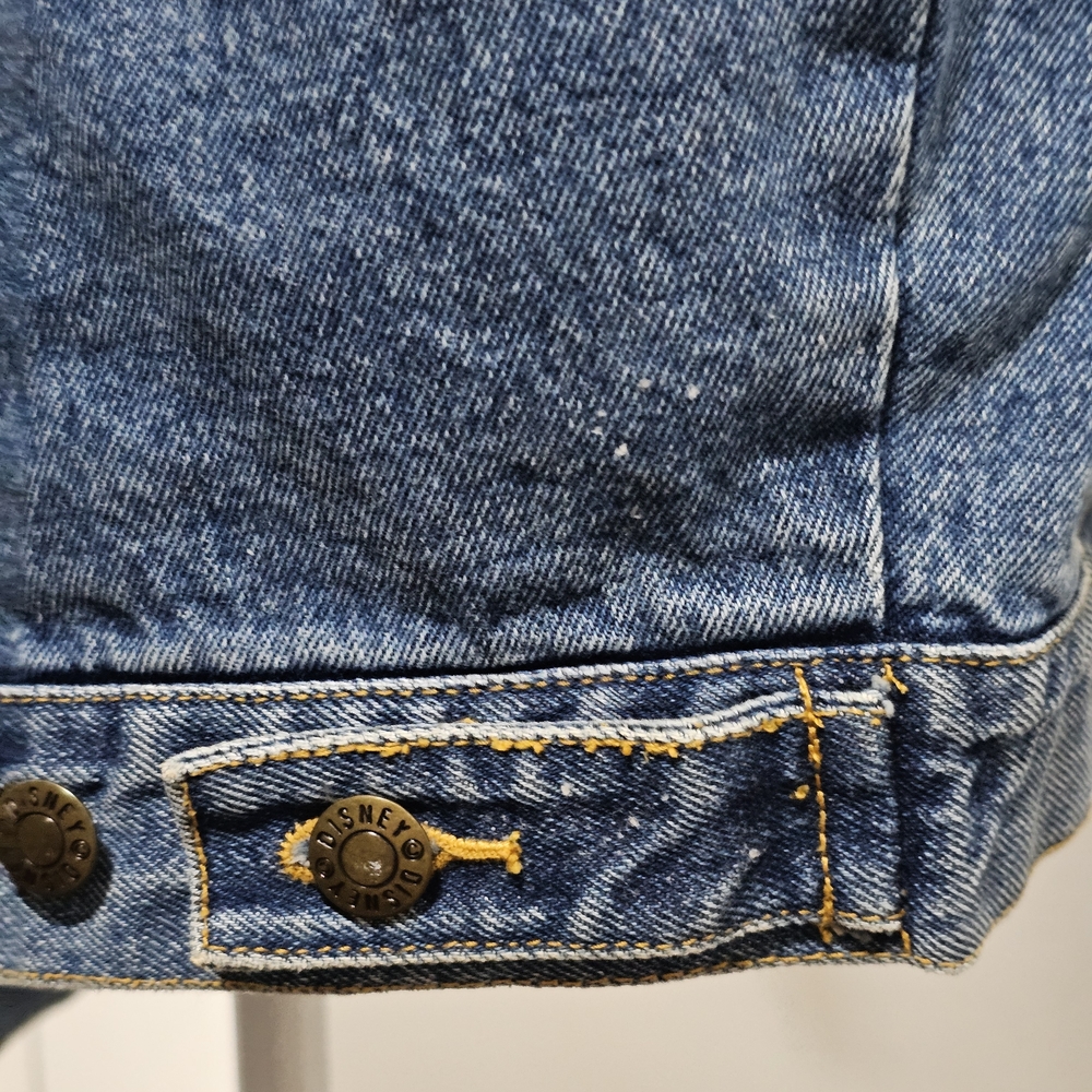 Vintage 90s Disney Store XL Denim Jacket Mickey And Friends - Picture 8 of 13